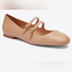 Coach Tan Mary Janes